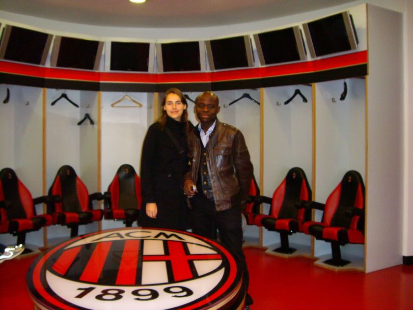 AC Milan's lockers