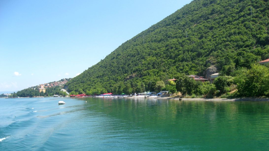 Lake Ohrid's shore