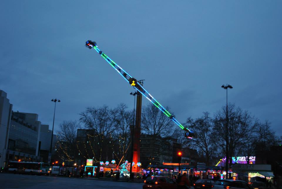 Paris by night - Bastille Square