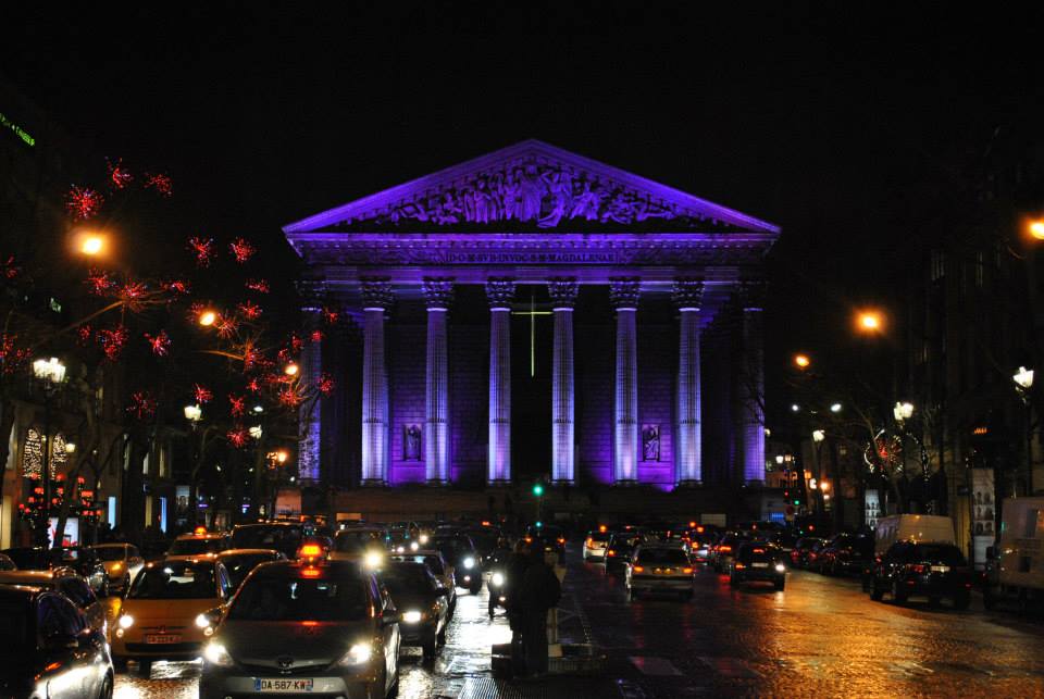 Paris by night - Purple Madeleine