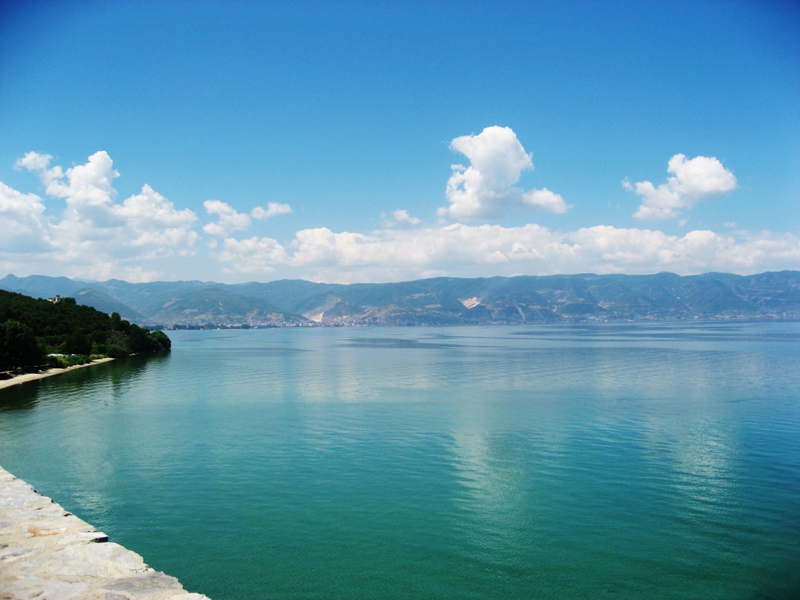 Albania seen from St Naum Monastery