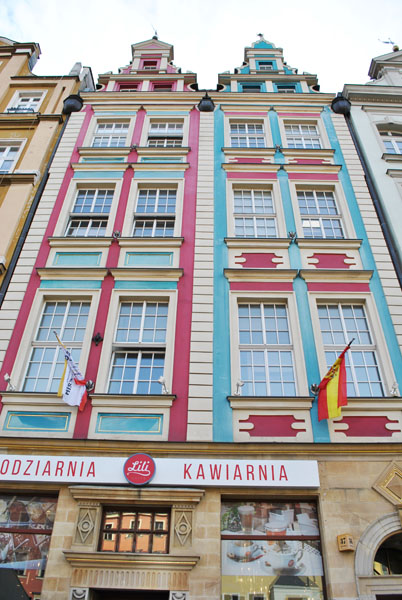 Facades in Wroclaw's Market Square
