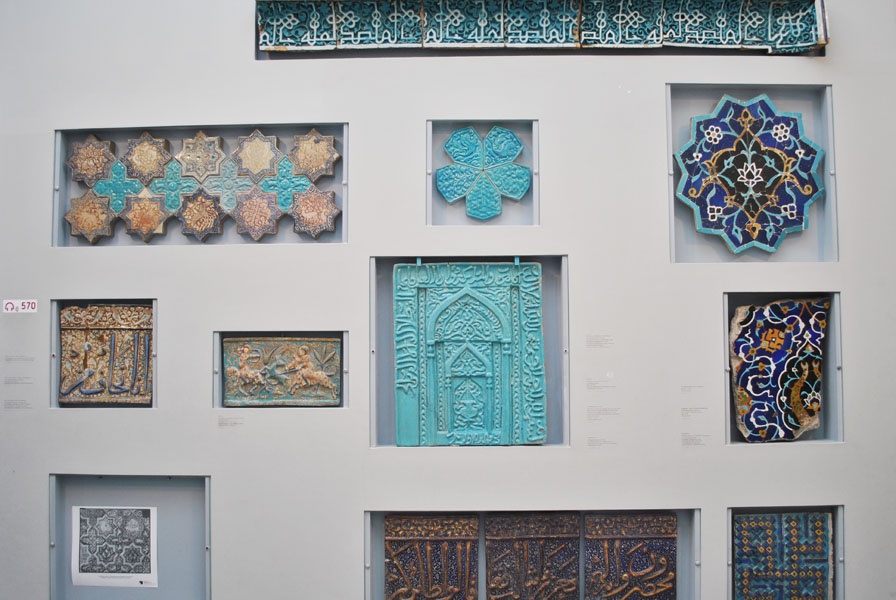 Islamic glazed tiles - Pergamon Museum, Berlin