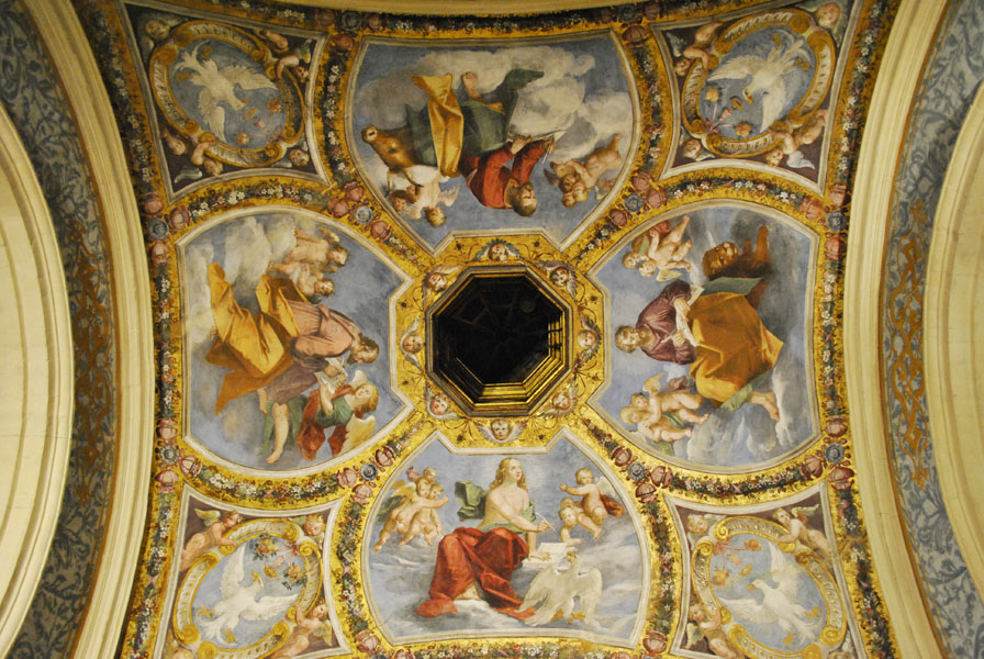 Painted ceiling in Este Castle, Ferrara