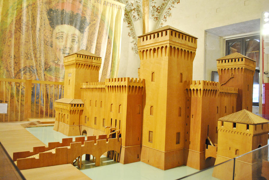 Wooden model of the Este Castle, Ferrara