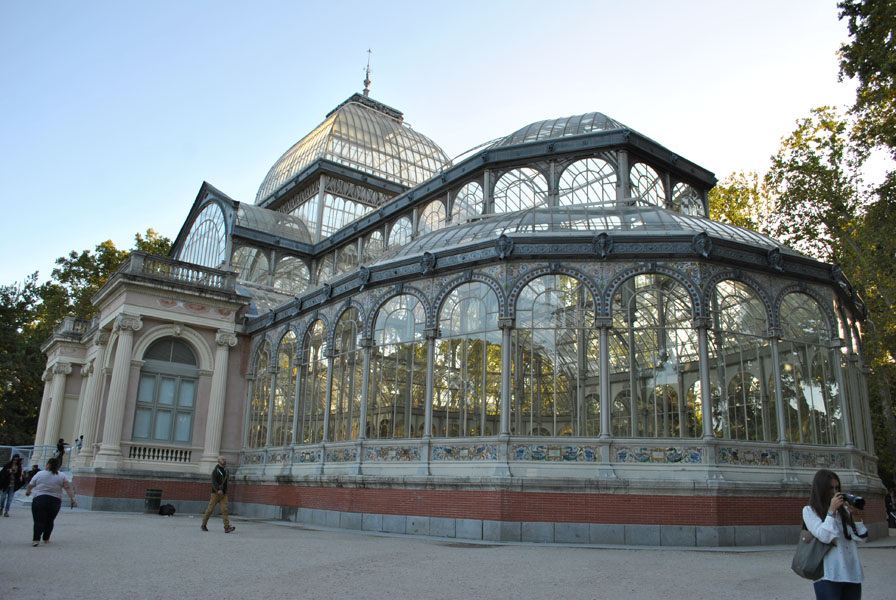 Crystal Palace in Madrid's Buen Retiro Park