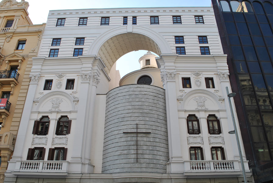 Oratory of Caballero de Gracia on Gran Via in Madrid