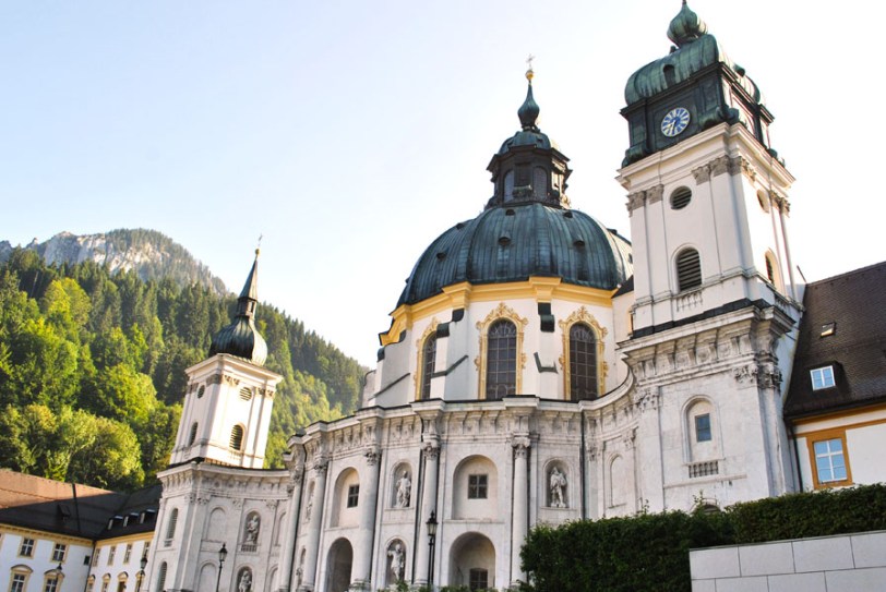 Beautiful Ettal Church in Bavaria